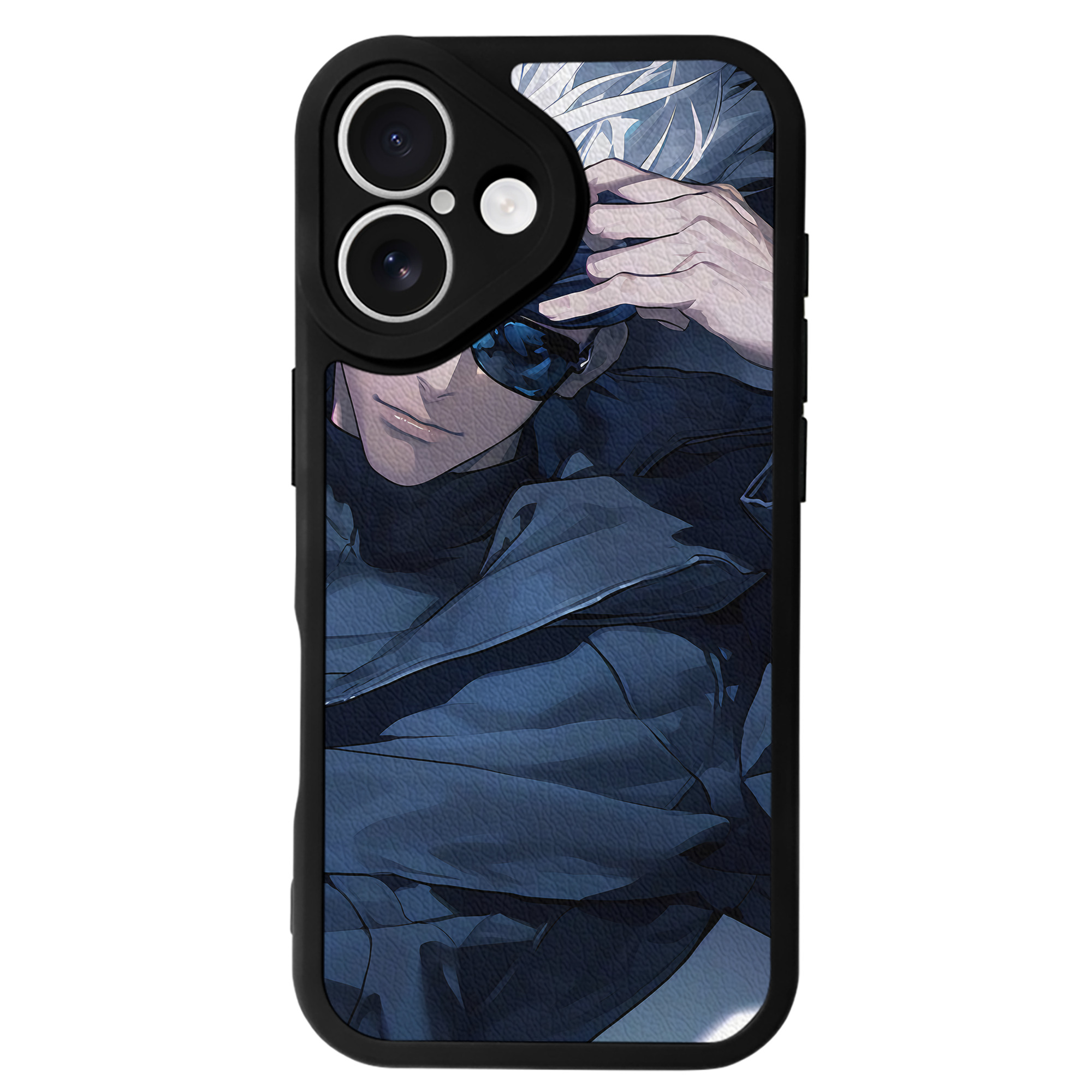 （画像用） 呪術廻戦 Jujutsu Kaisen 【iPhone 16シリーズ対応】シリコンスマホケース（レザー調） 材質：シリコン